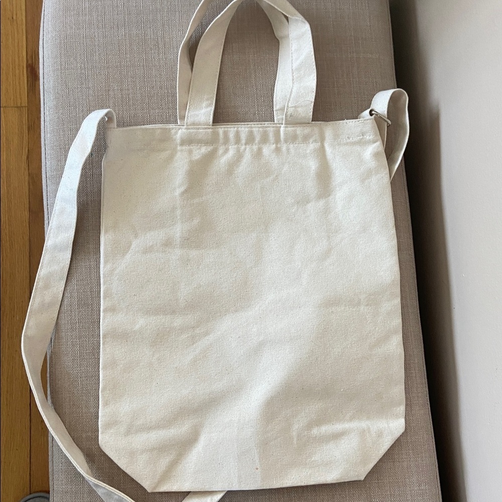 FEED Projects Canvas Help Feed the Families of New York City Tote Crossbody - Picture 4 of 6